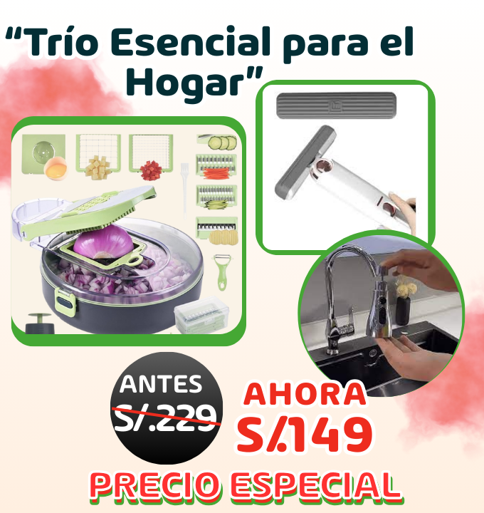 TRIO ESENCIAL PARA EL HOGAR⚡🥗🔥