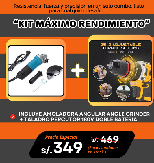 “Kit Máximo Rendimiento”🧰🪛🔨🔥🔥