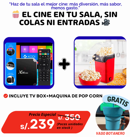 🍿 El cine en tu sala, sin colas ni entradas 🎥